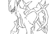 coloring pages of legendary pokemon