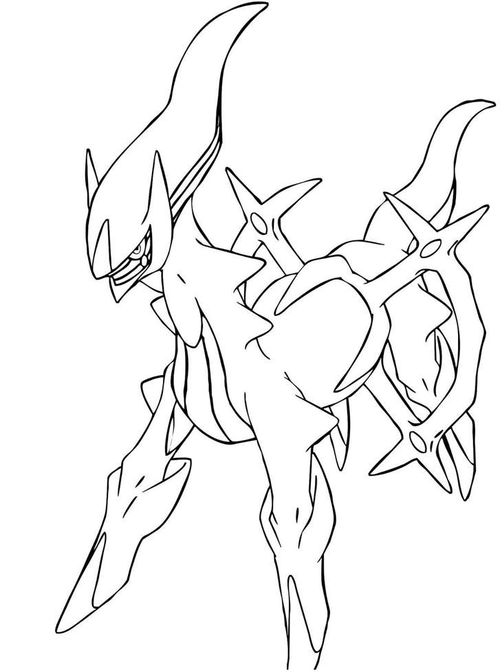 coloring pages of legendary pokemon