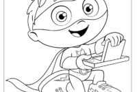 super why coloring pages