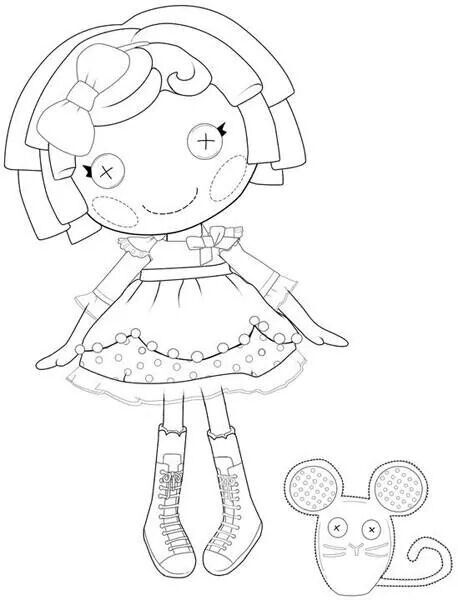 lalaloopsy coloring page