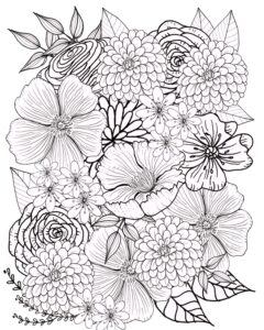 mandala erwachsene blumen