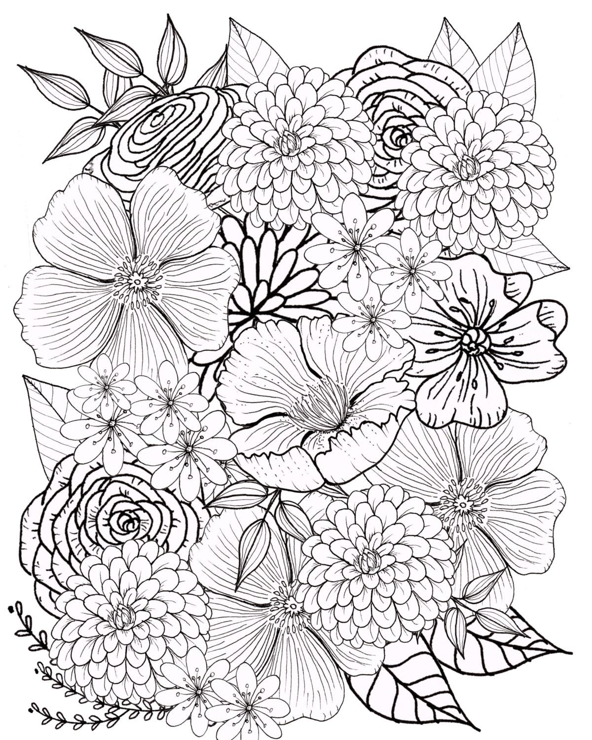 mandala erwachsene blumen