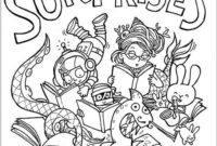 librarian coloring page