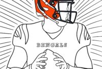 bengals football coloring pages