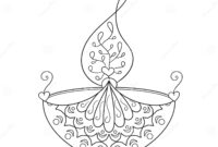 diya coloring page