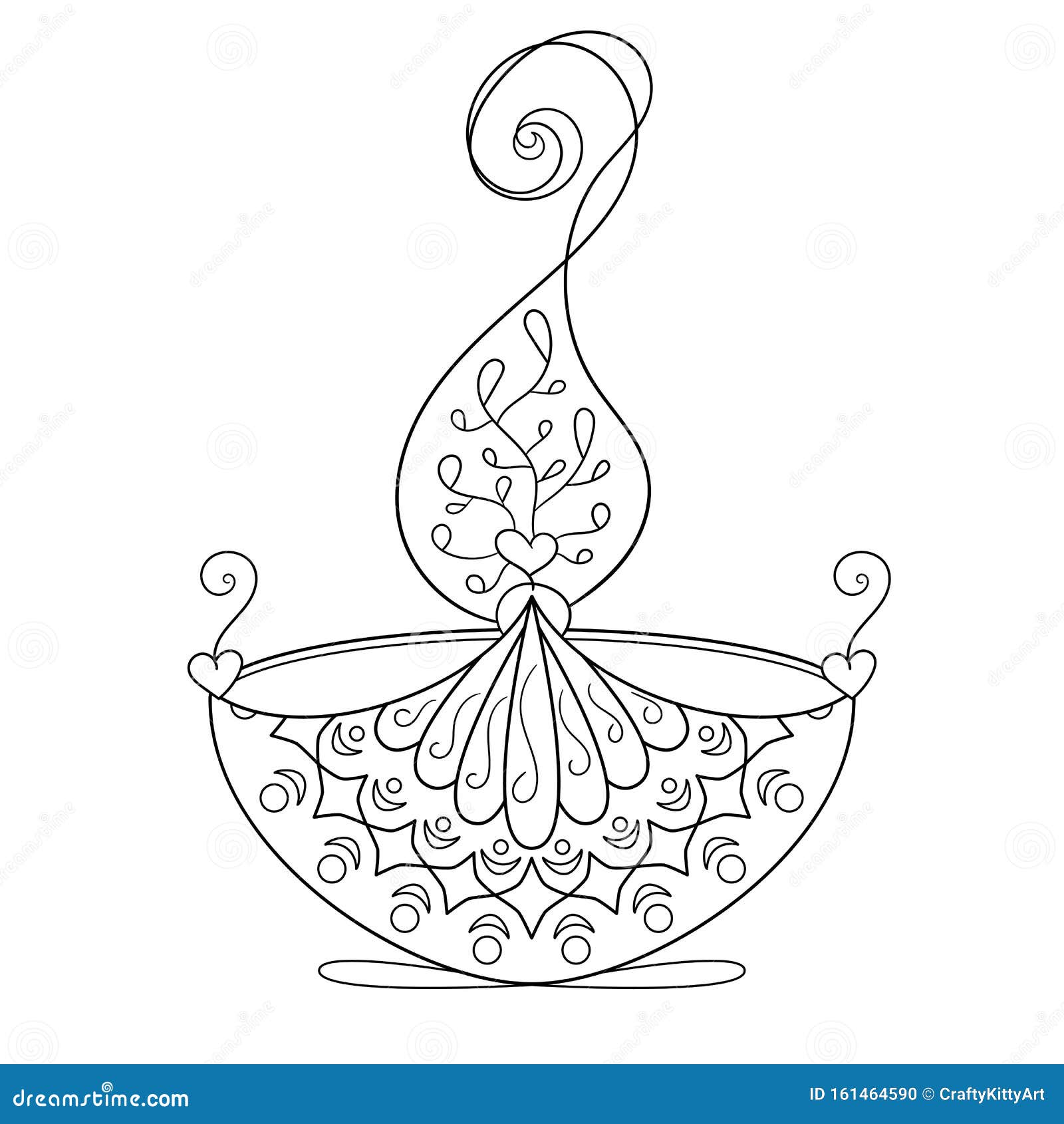 diya coloring page