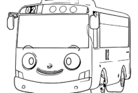 tayo the little bus coloring pages