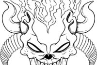 printable skull crawler coloring pages