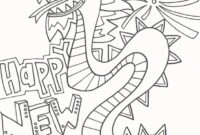 chinese new year 2022 coloring page