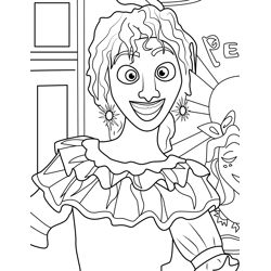 mirabel madrigal coloring page