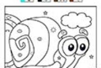 coloriage magique escargot