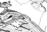 star destroyer coloring page