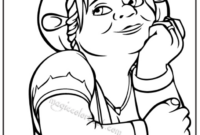 princess fiona coloring page