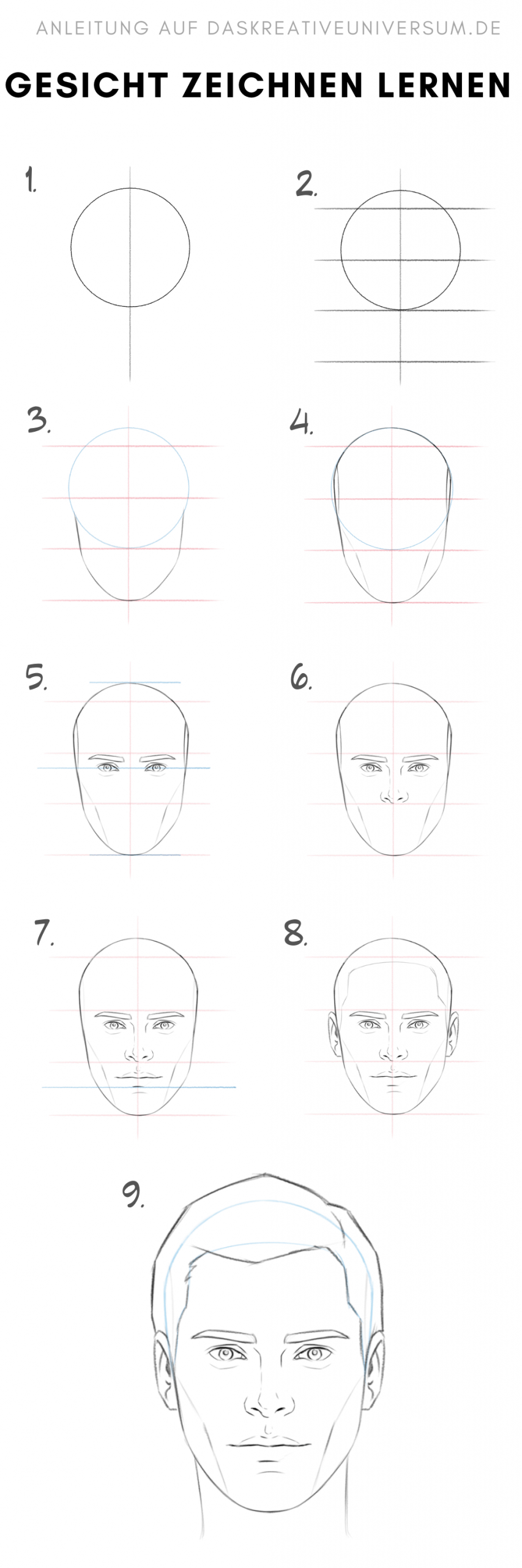 Gesicht Zeichnen Lernen Pdf In 2020 | Gesicht Zeichnen über Gesicht