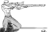 gun coloring pages