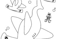 hammerhead coloring pages