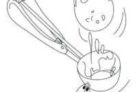 ice cream scoop coloring page