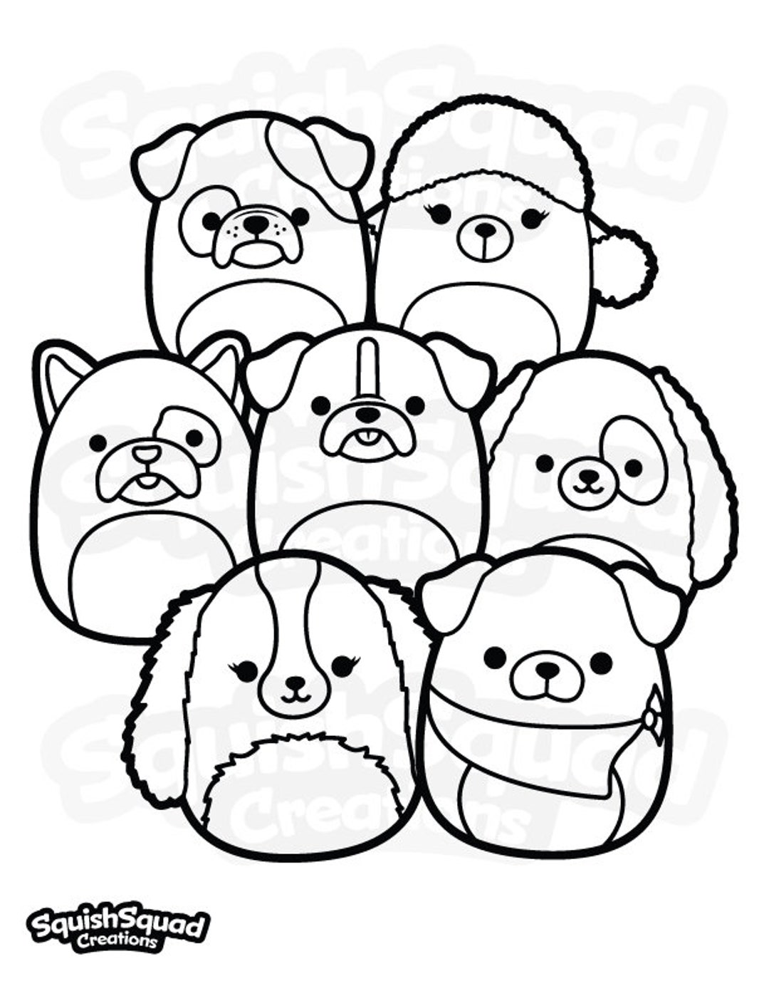 fun squad coloring pages