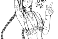 jinx coloring pages