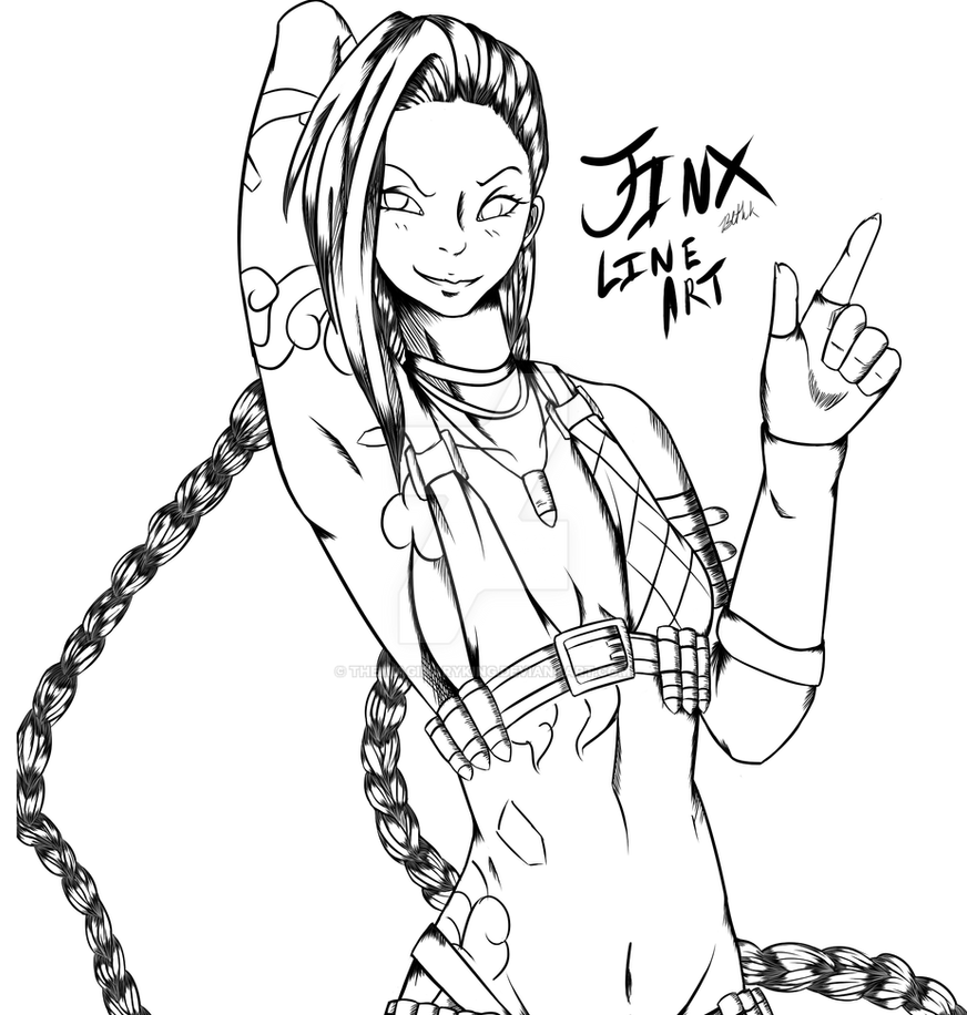 jinx coloring pages