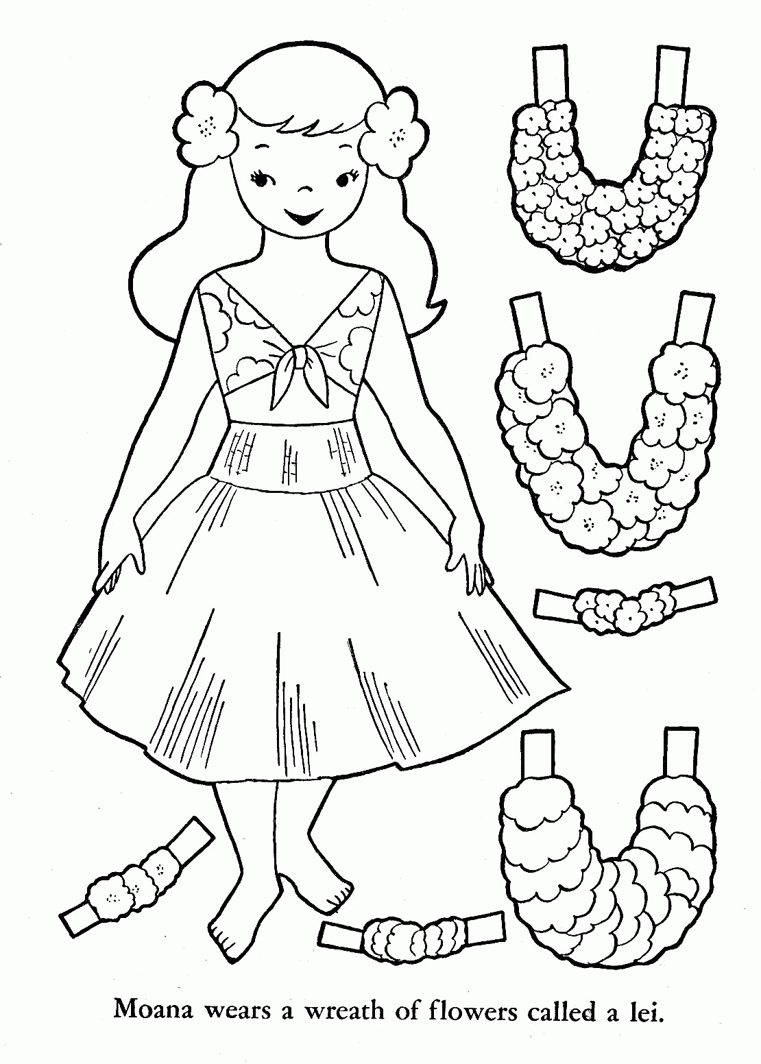 hawaii coloring pages