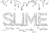 slime coloring page