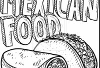 mexico flag coloring page printable