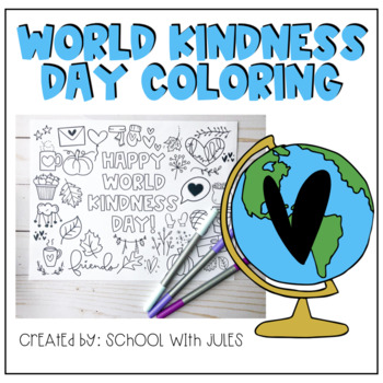 world kindness day coloring pages