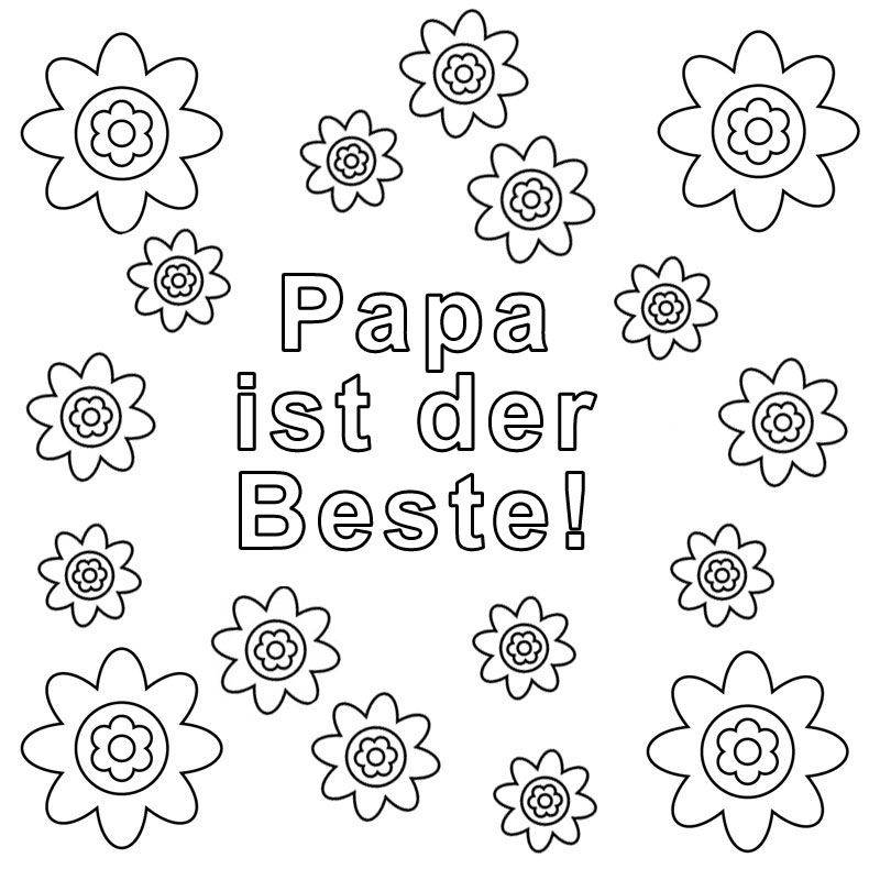 bild für papa zum geburtstag malen