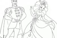 princess and frog coloring pages