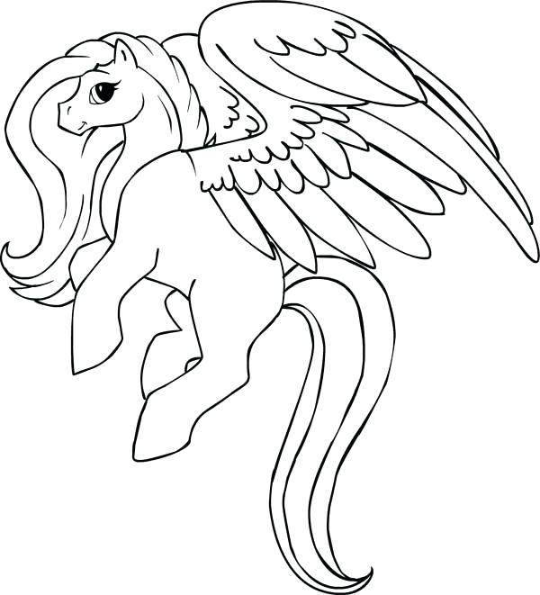 coloring pages of pegasus