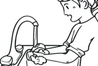 hygiene coloring pages