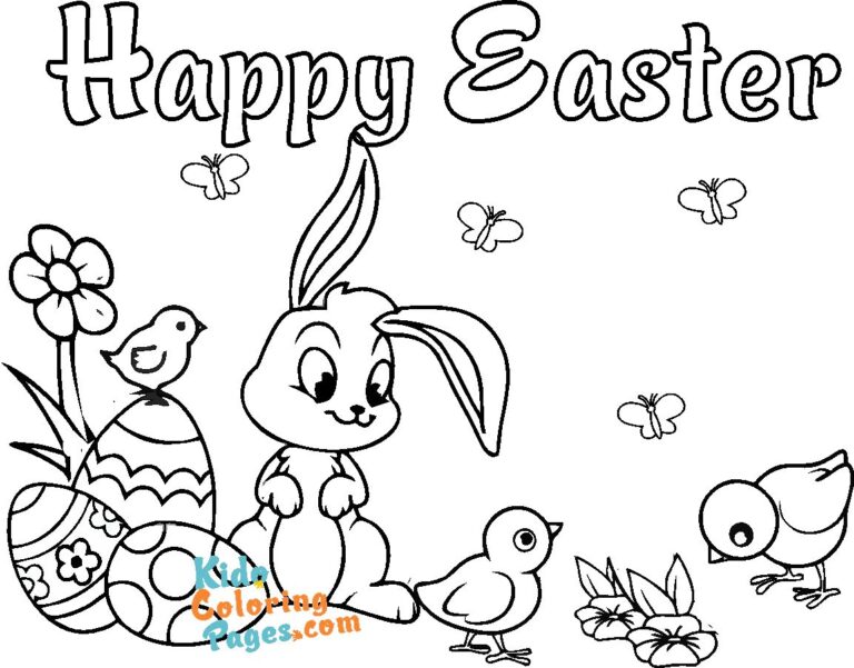 easter unicorn coloring pages