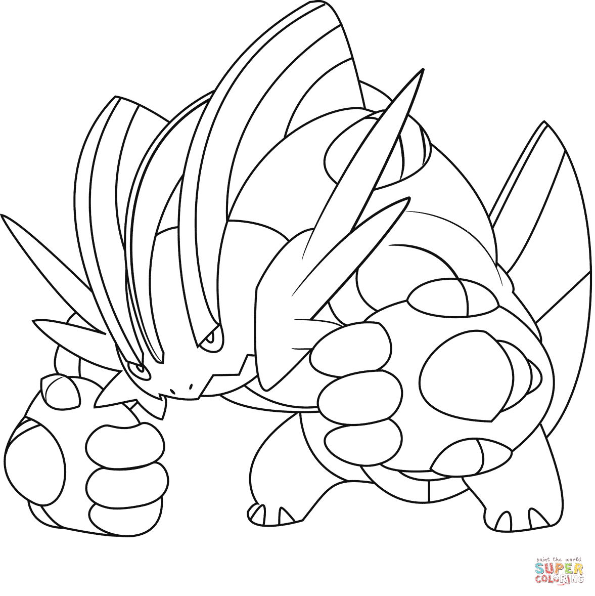 Pokemon Coloring Pages Mega Charizard X at GetColorings.com | Free