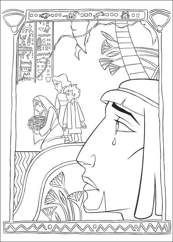 prince of egypt coloring pages