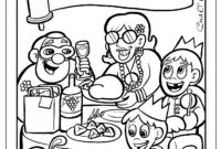 purim characters coloring pages