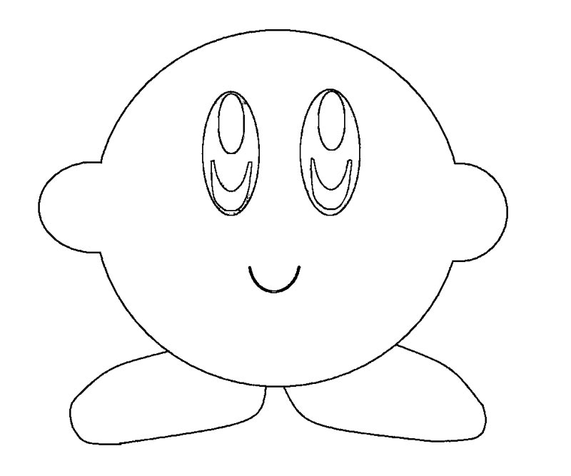 free kirby coloring pages