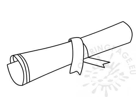 diploma coloring page