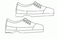 pete the cat shoe coloring page