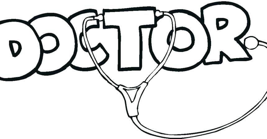 doctor tools coloring pages