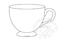 teacup coloring pages