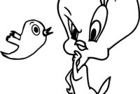 tweety bird printable coloring pages