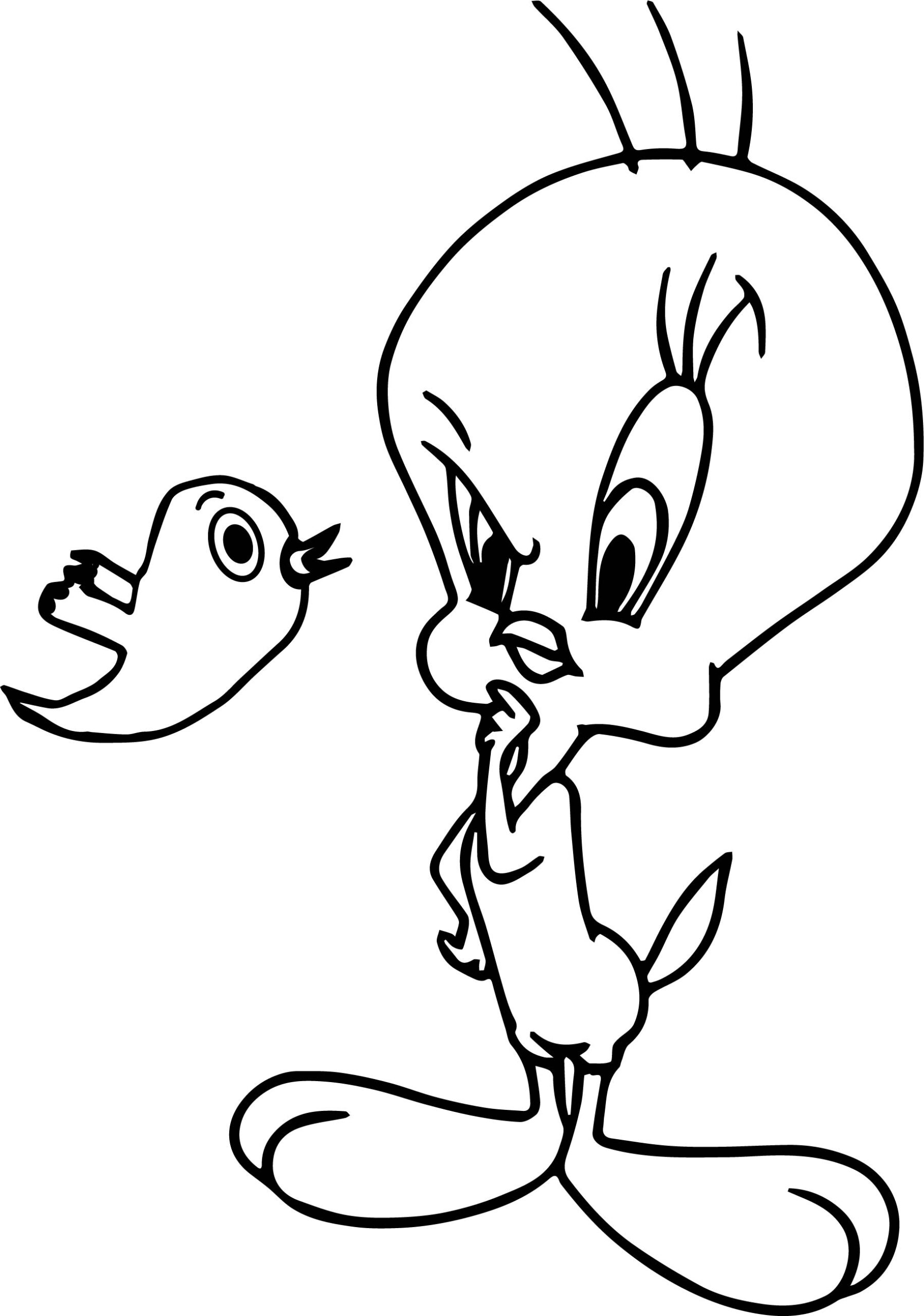 tweety bird printable coloring pages