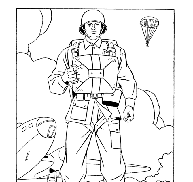 wwii coloring pages