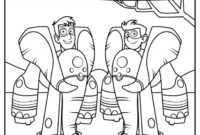 wild kratts coloring pages