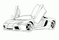 lamborghini huracan coloring page