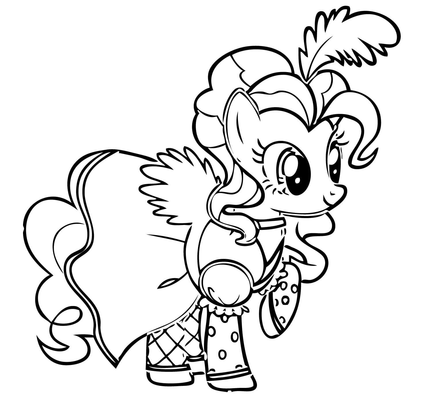 coloring pages of pinkie pie