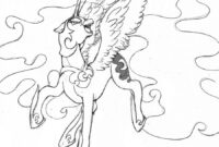 nightmare moon my little pony coloring pages