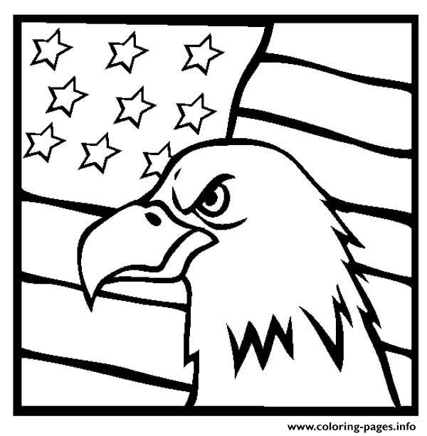 american eagle coloring page