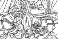 esau and jacob coloring page